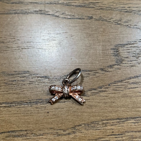 Pandora Jewelry - ✨✨ LAST CHANCE ✨✨ Pandora Rose Gold Bow Dangle Charm ALE R